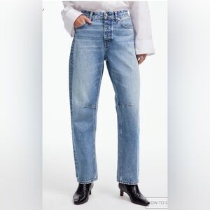 Madewell The Darted Barrel-Leg Jean Dobbins Wash